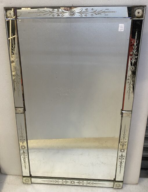 1950/70′ Venice Flower Mirror 132 x 77 cm