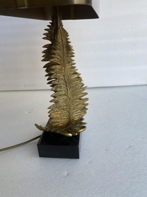 1965′ Maison Charles Fougères Lamp In Bronze Signed - Image 11