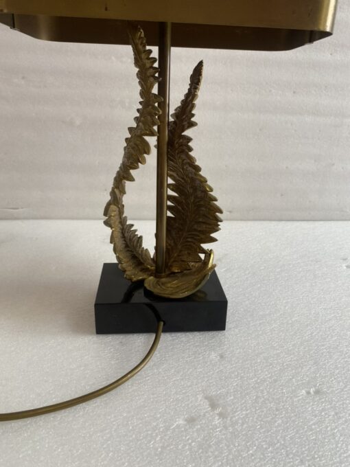 1965′ Maison Charles Fougères Lamp In Bronze Signed - Image 16