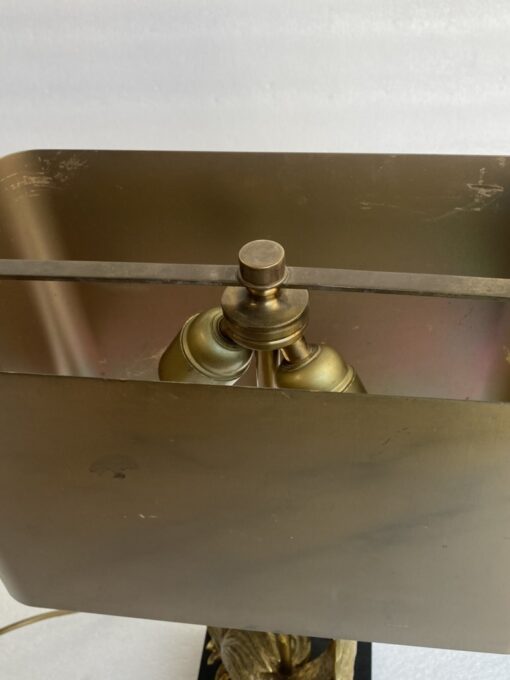 1965′ Maison Charles Fougères Lamp In Bronze Signed - Image 8