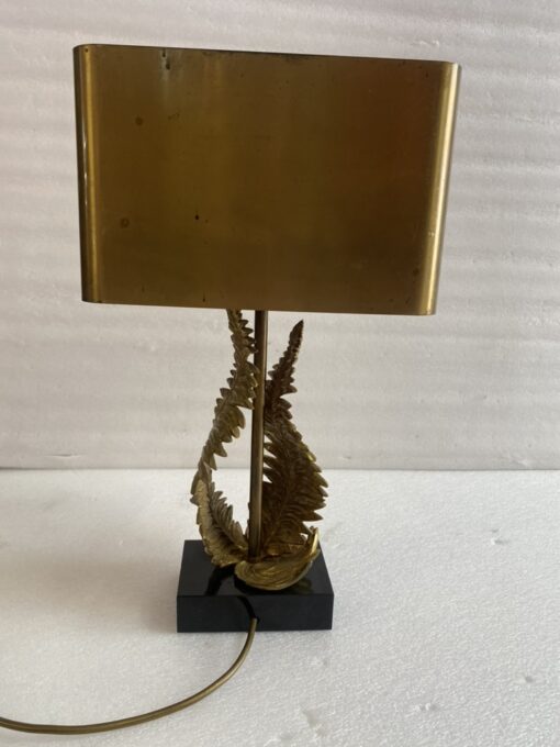 1965′ Maison Charles Fougères Lamp In Bronze Signed - Image 15