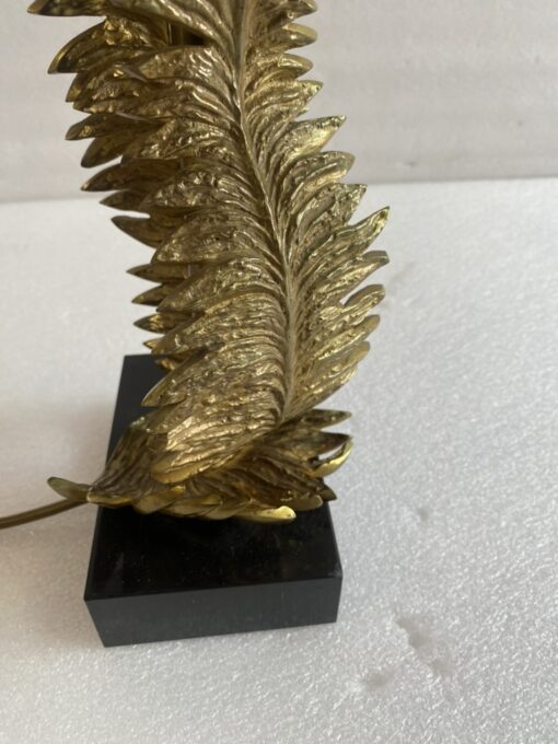 1965′ Maison Charles Fougères Lamp In Bronze Signed - Image 19