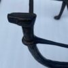 1980' Modernist Patinated Bronze Table DLG Model Analogous to Diego Giacometti Creations 92 X 35 H 38 cm - Image 14