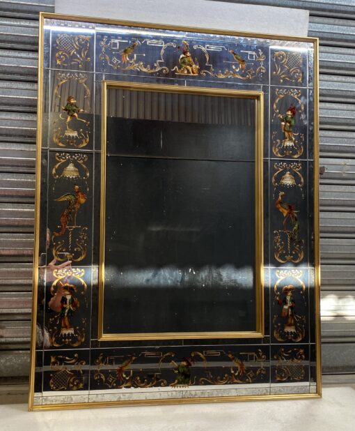 1950/70 ‘Mirror With Monkeys In Clothes And Lyre Birds 102 X H 133 cm - Image 19