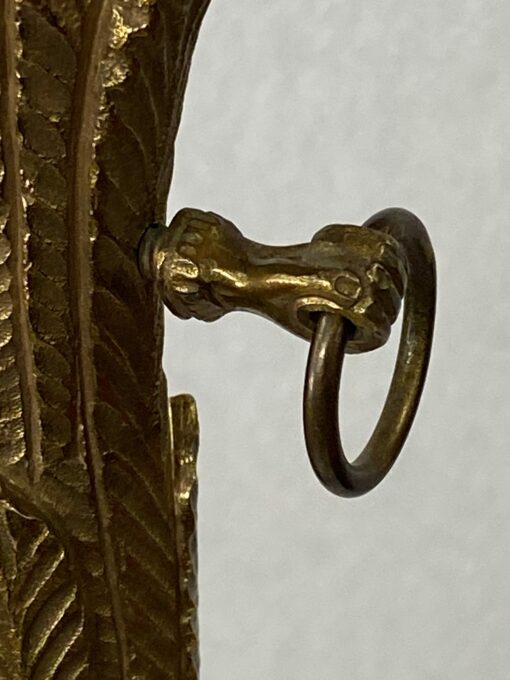 1970' Gilt Bronze Floor Lamp Maison Jansen Palm Model H 142 cm - Image 13