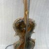 1970/80 Violin Lamp In Bronze And Glass Paste, Sculpture Signed LOHE - Image 11