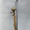 1970/80 Violin Lamp In Bronze And Glass Paste, Sculpture Signed LOHE - Image 8