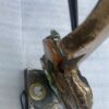 1970/80 Violin Lamp In Bronze And Glass Paste, Sculpture Signed LOHE - Image 3