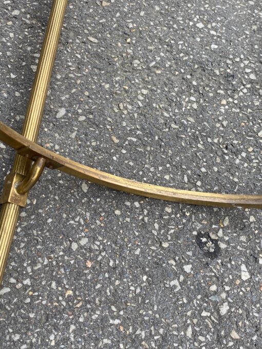 1970′ Bronze Pedestal Table With Gallery Maison Jansen Ø 41.5 H 55 cm - Image 11