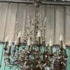 1990′ Maison Baguès Style Chandelier Foliage And Flowers 18 Lights Ø 90 cm H 110 cm - Image 8