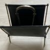 1950/70' Porte Revue Jacques Adnet Cuir Et Bronze Ou Laiton Doré