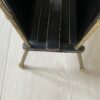1950/70' Jacques Adnet Magazine Holder Leather And Bronze Or Golden Brass - Image 11