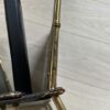1950/70' Jacques Adnet Magazine Holder Leather And Bronze Or Golden Brass - Image 4
