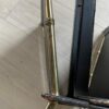 1950/70' Jacques Adnet Magazine Holder Leather And Bronze Or Golden Brass - Image 3