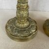 1820/1850 Paire De Bougeoirs Epoque Restauration Decor Végétal – Image 3