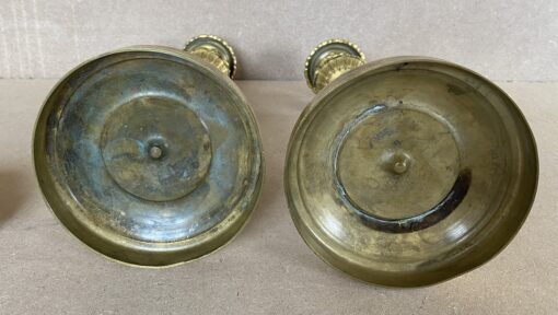 1820/1850 Pair Of Candlesticks  Restoration Period Vegetal Decor - Image 9