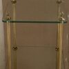 1970′ Maison Baguès Style 3-Tier Shelf Bronze And Glass 34.5 x 34.5 x H 83 cm - Image 8