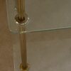 1970′ Maison Baguès Style 3-Tier Shelf Bronze And Glass 34.5 x 34.5 x H 83 cm - Image 6