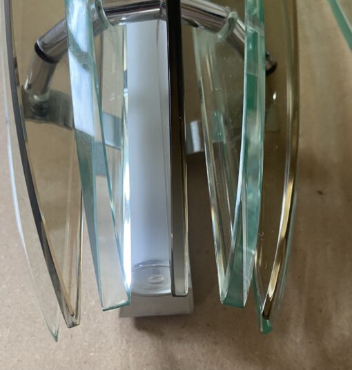 1970/80′ Pair Of Murano Glass Sconces VEGA H 53.5 X 16 X 12 cm - Image 11