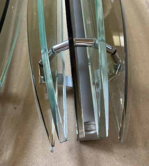 1970/80′ Pair Of Murano Glass Sconces VEGA H 53.5 X 16 X 12 cm - Image 10