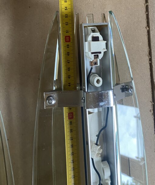 1970/80′ Pair Of Murano Glass Sconces VEGA H 53.5 X 16 X 12 cm - Image 4