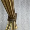 1950/70 Gilt Bronze Pedestal Päir Tables Maison Jansen Or Maison Charles Sea Green Marble Top With Triangular Spacer ⌀ 65 cm H 59 cm - Image 13
