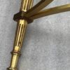 1950/70 Gilt Bronze Pedestal Päir Tables Maison Jansen Or Maison Charles Sea Green Marble Top With Triangular Spacer ⌀ 65 cm H 59 cm - Image 15