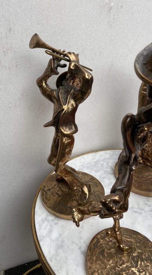 1970/80 ‘The Jazz Band’ 4 Bronze Sculptures, Signed LOHE - Image 22