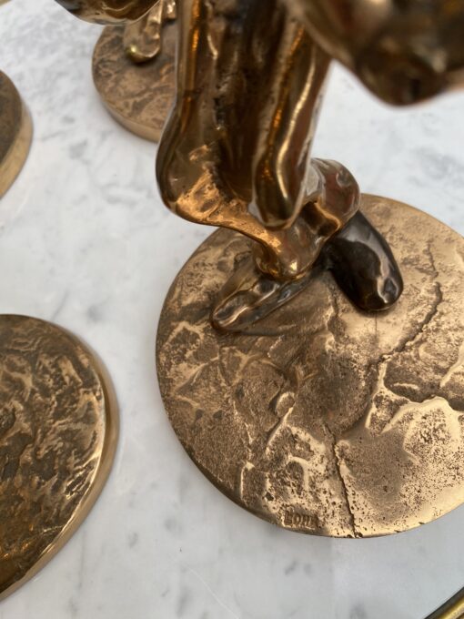 1970/80 ‘The Jazz Band’ 4 Bronze Sculptures, Signed LOHE - Image 19