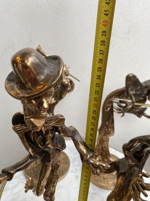 1970/80 ‘The Jazz Band’ 4 Bronze Sculptures, Signed LOHE - Image 15