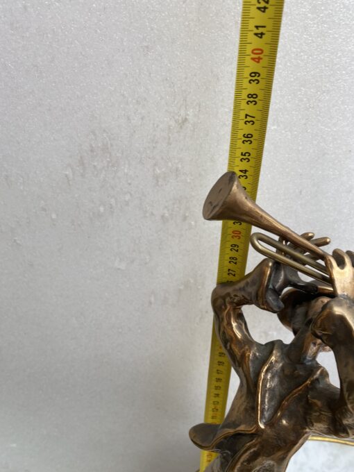 1970/80 ‘The Jazz Band’ 4 Bronze Sculptures, Signed LOHE - Image 13