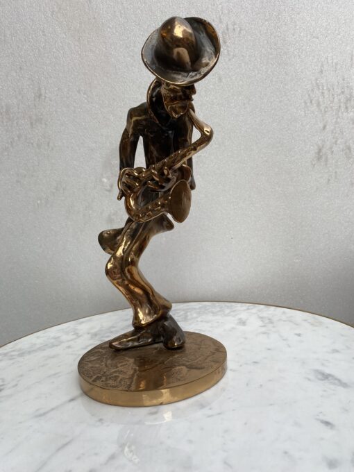 1970/80 ‘The Jazz Band’ 4 Bronze Sculptures, Signed LOHE - Image 3