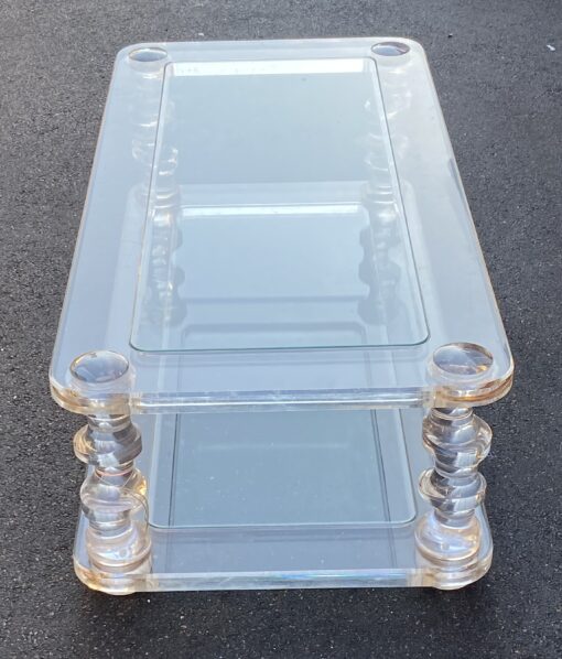 1970′ Altuglas ROMEO Coffee Table 0m60 X 1m20 “MIRAGE” Model - Image 5