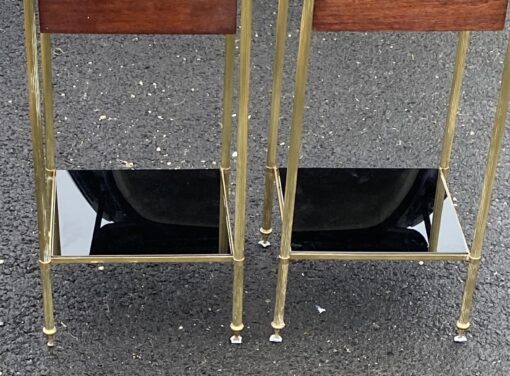 1970' Pair Of Bolsters Or Sofa Ends With Drawer Style Maison Bagués Opaline Trays 34X34X H 67 cm - Image 10
