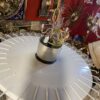1970′ Doria Ceiling Chandelier 63 Blown Glass Crystals Design Venini Murano Ø 50 cm - Image 6