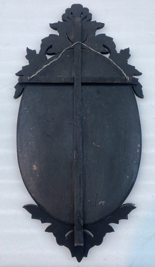 1970' Oval Venetian Mirror Purple Color H 107 X 50 cm - Image 16