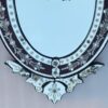 1970' Oval Venetian Mirror Purple Color H 107 X 50 cm - Image 12