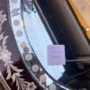 1970' Oval Venetian Mirror Purple Color H 107 X 50 cm - Image 2