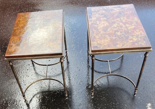 1950/70' Pair of End of Sofa in the Style of Maison Jansen 51 X 36 cm - Image 12