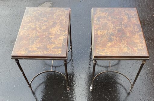 1950/70' Pair of End of Sofa in the Style of Maison Jansen 51 X 36 cm - Image 9