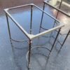 1950/70′ Paire de Bouts de Canapés Bronze , Plateau Décor Laque de Chine Oxydée Maison Jansen 51 X 36 cm – Image 7