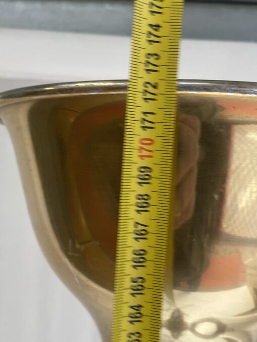 1950/70 Gilded bronze floor lamp Maison Bagués  4 stems Bamboo decor H 172 cm - Image 3