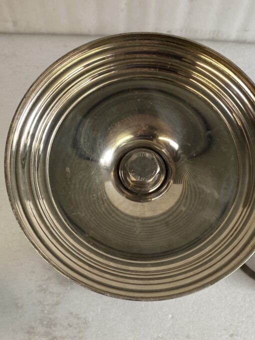 1950′ Paire De Serviteurs De  Seaux à Champagne Style Art Deco En Métal Argenté Maison Sambonet Signés – Image 8