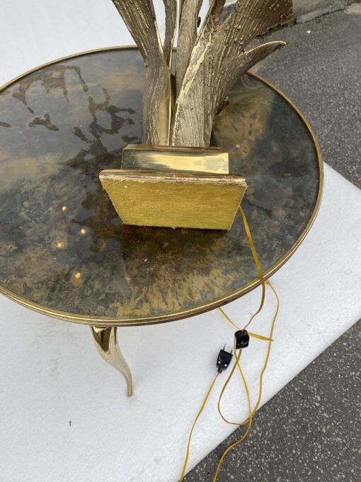 1965′ Signed Bronze Mountain Agave Lamp - Image 19