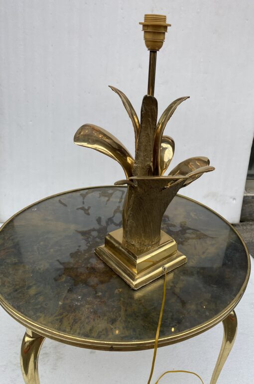 1965′ Signed Bronze Mountain Agave Lamp - Image 15
