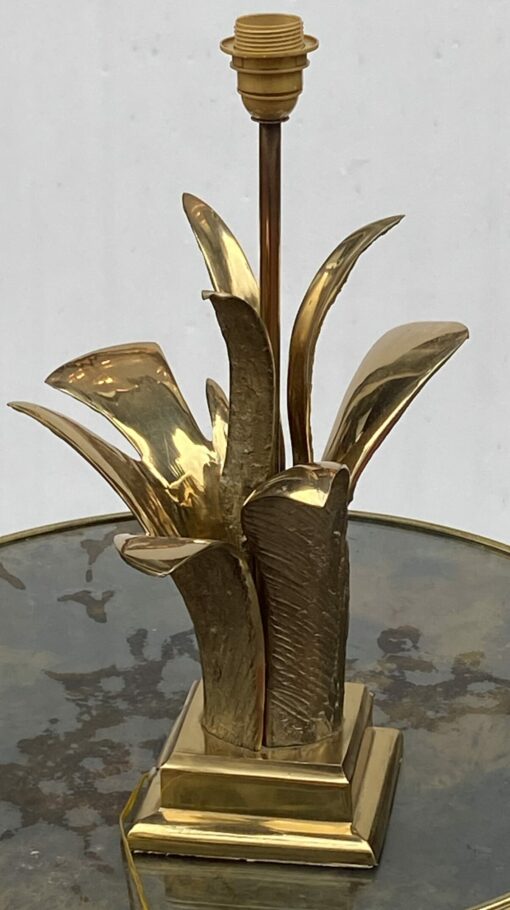 1965′  Lampe Agave Des Montagnes En Bronze Signée