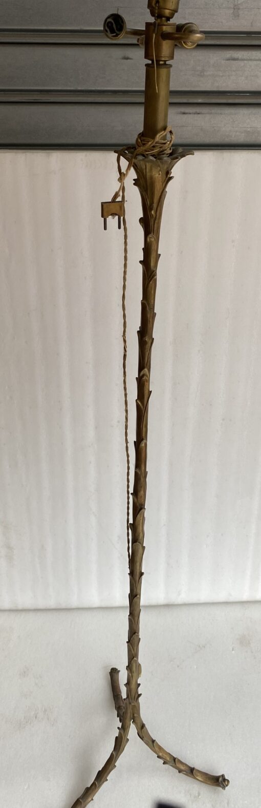 1970′ Bronze Floor Lamp Maison Charles Decor Palm Tree H 160 - Image 3