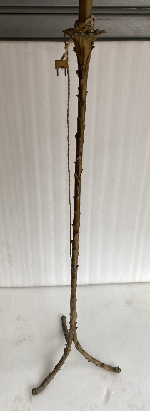 1970′ Bronze Floor Lamp Maison Charles Decor Palm Tree H 160 - Image 4