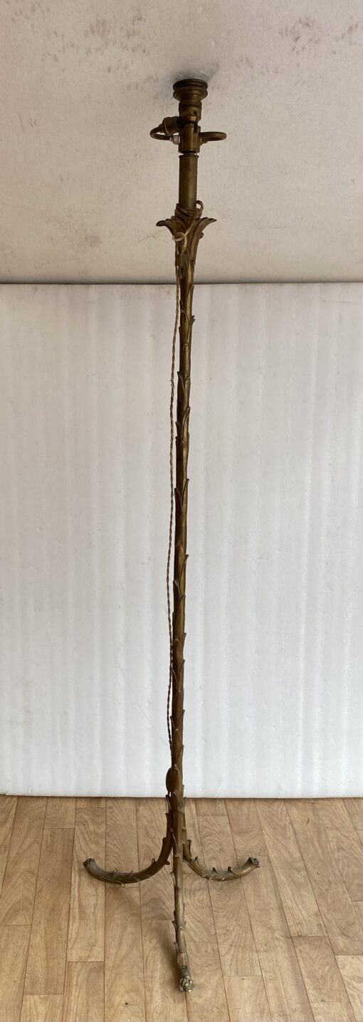 1970′ Bronze Floor Lamp Maison Charles Decor Palm Tree H 160