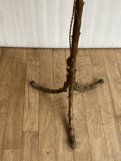 1970′ Bronze Floor Lamp Maison Charles Decor Palm Tree H 160 - Image 6